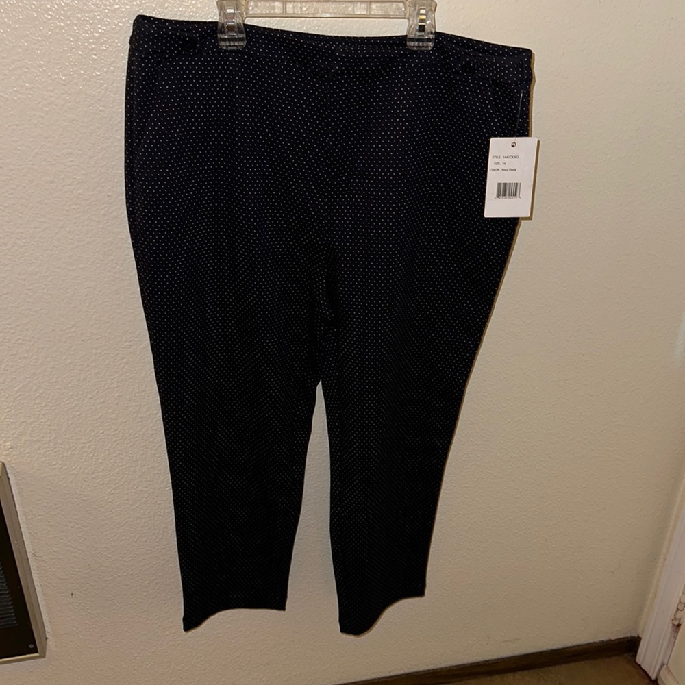 Navy fleck pants
